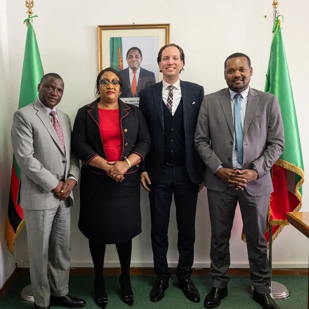 The team of the Embassy of the Republic of Zambia in Rome