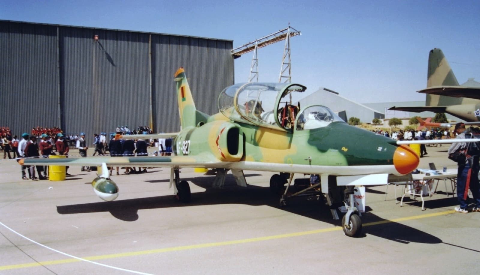 A Zambia Air Force aircraft